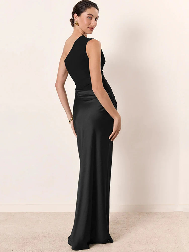 JULISSA Saten Kadın  Gece Elbisesi