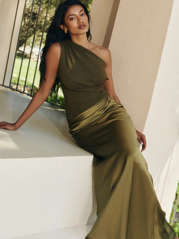 JULISSA Saten Kadın  Gece Elbisesi